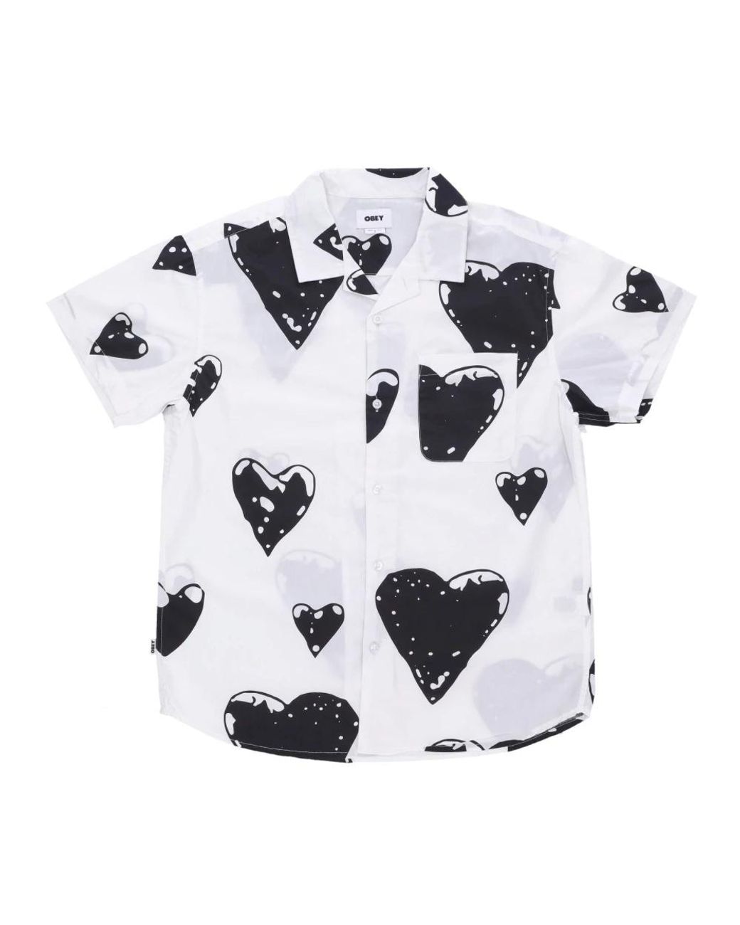 Obey White Short Sleeve Shirts for men