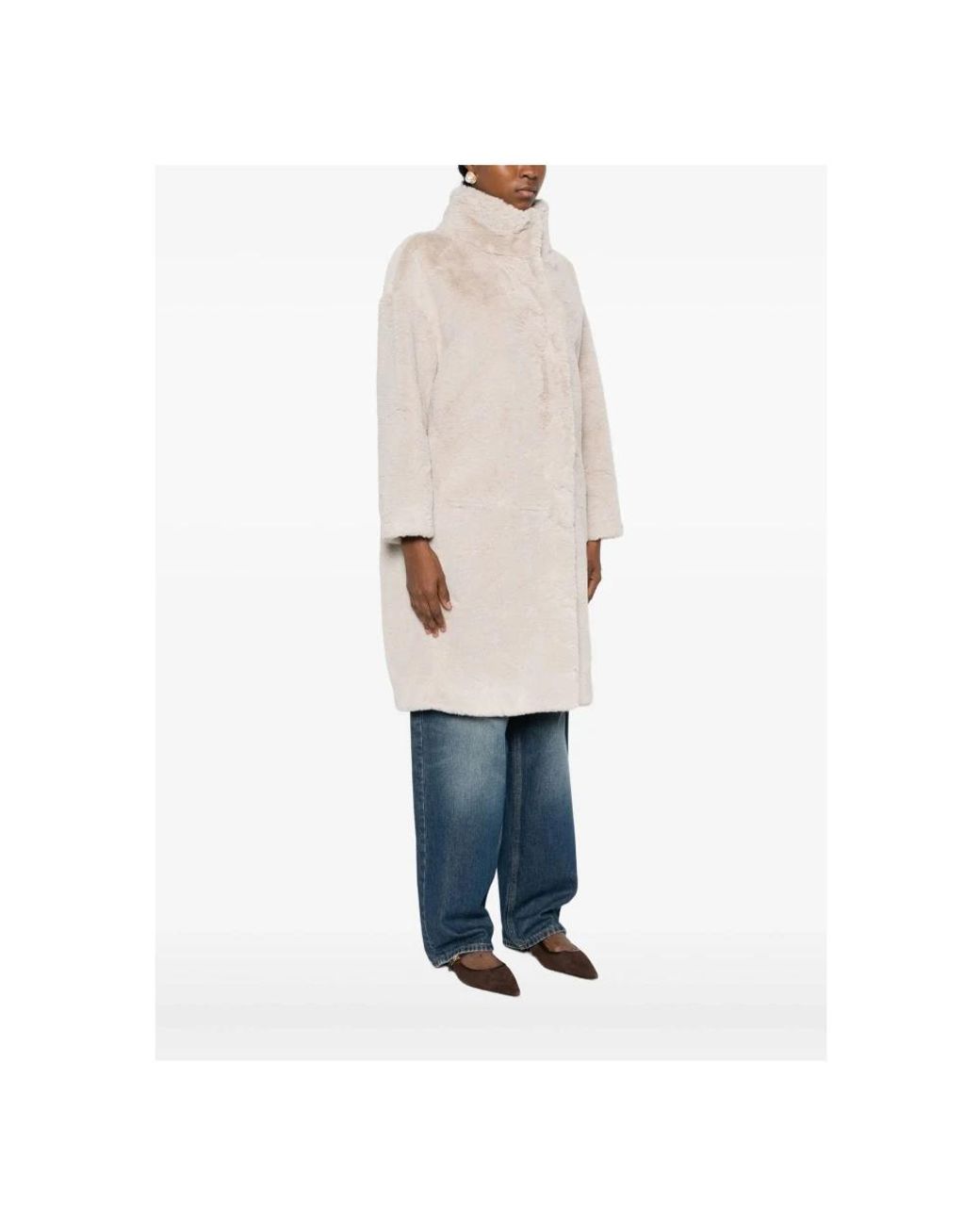Herno White Single-Breasted Coats