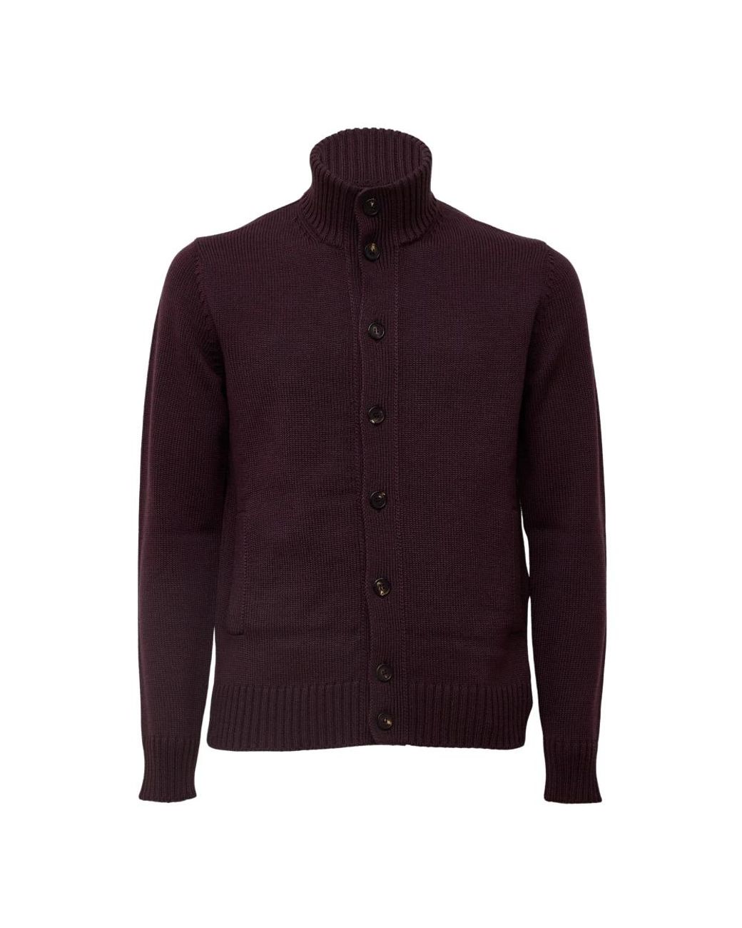 Cardigans Zanone de hombre de color Purple