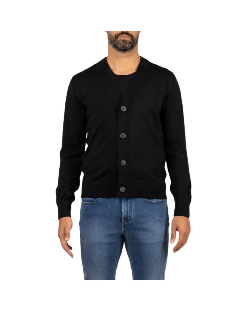 Cardigans Alpha Industries de hombre de color Black