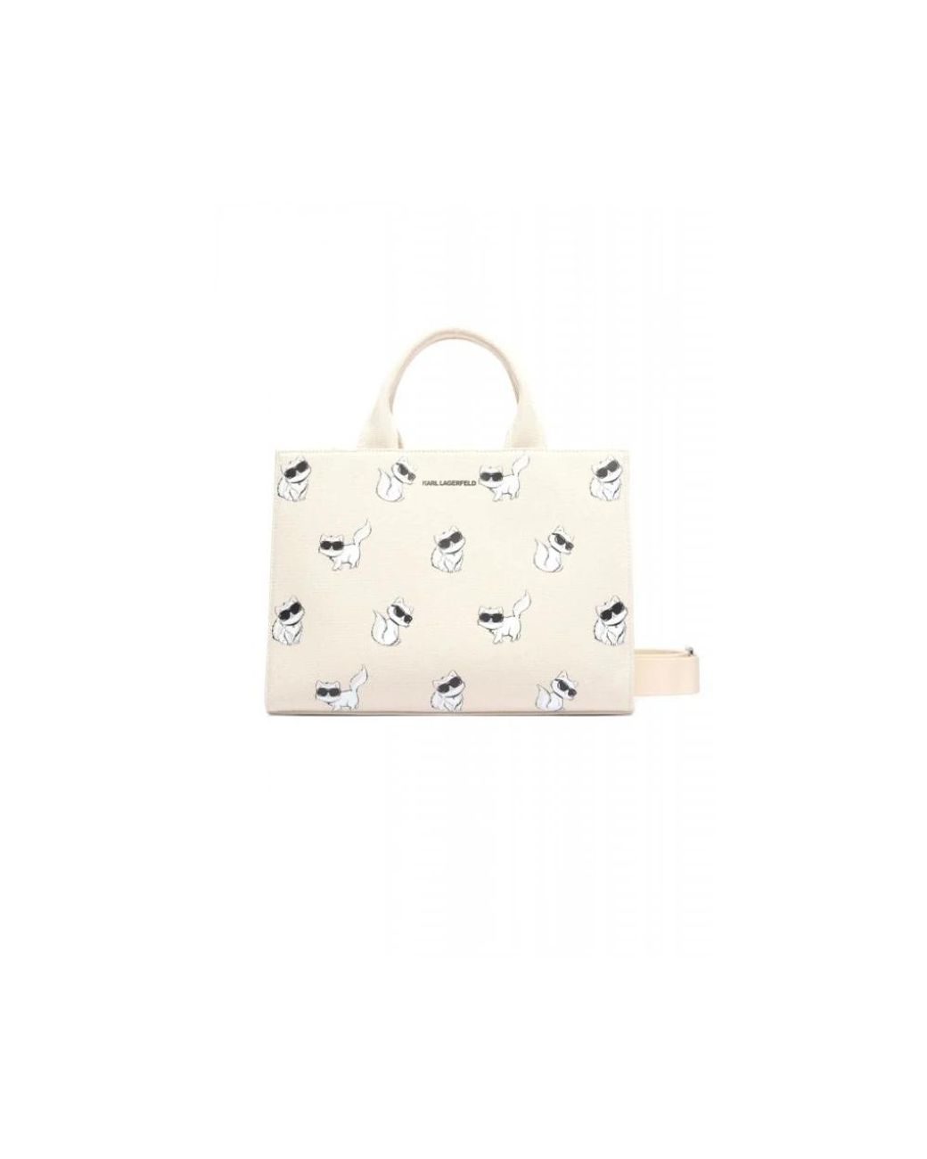 Karl Lagerfeld White Shopping Bags