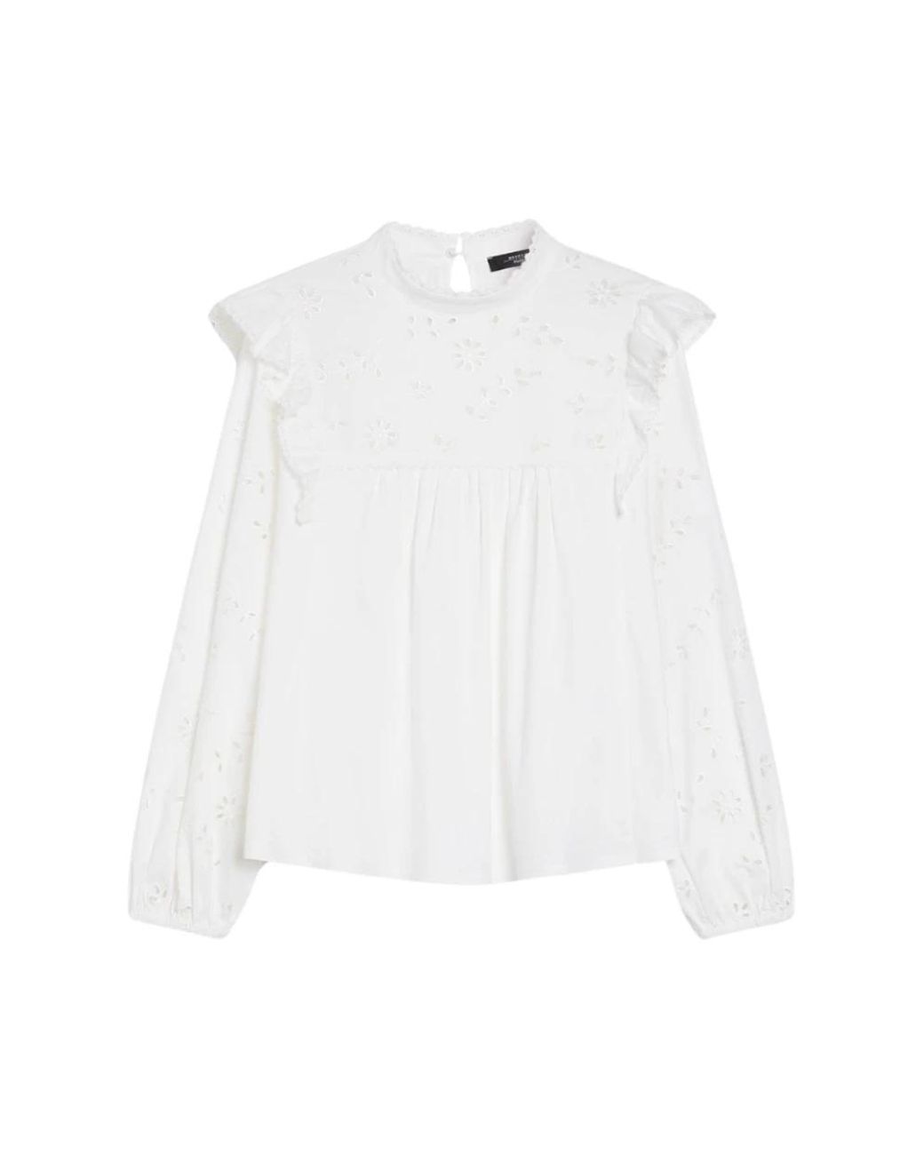 Max Mara White Blouses