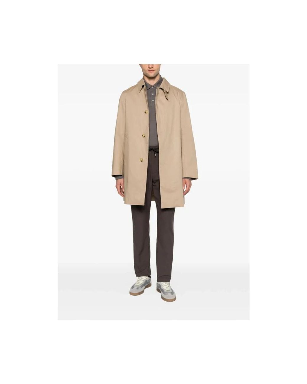 Mackintosh Natural Single-Breasted Coats for men