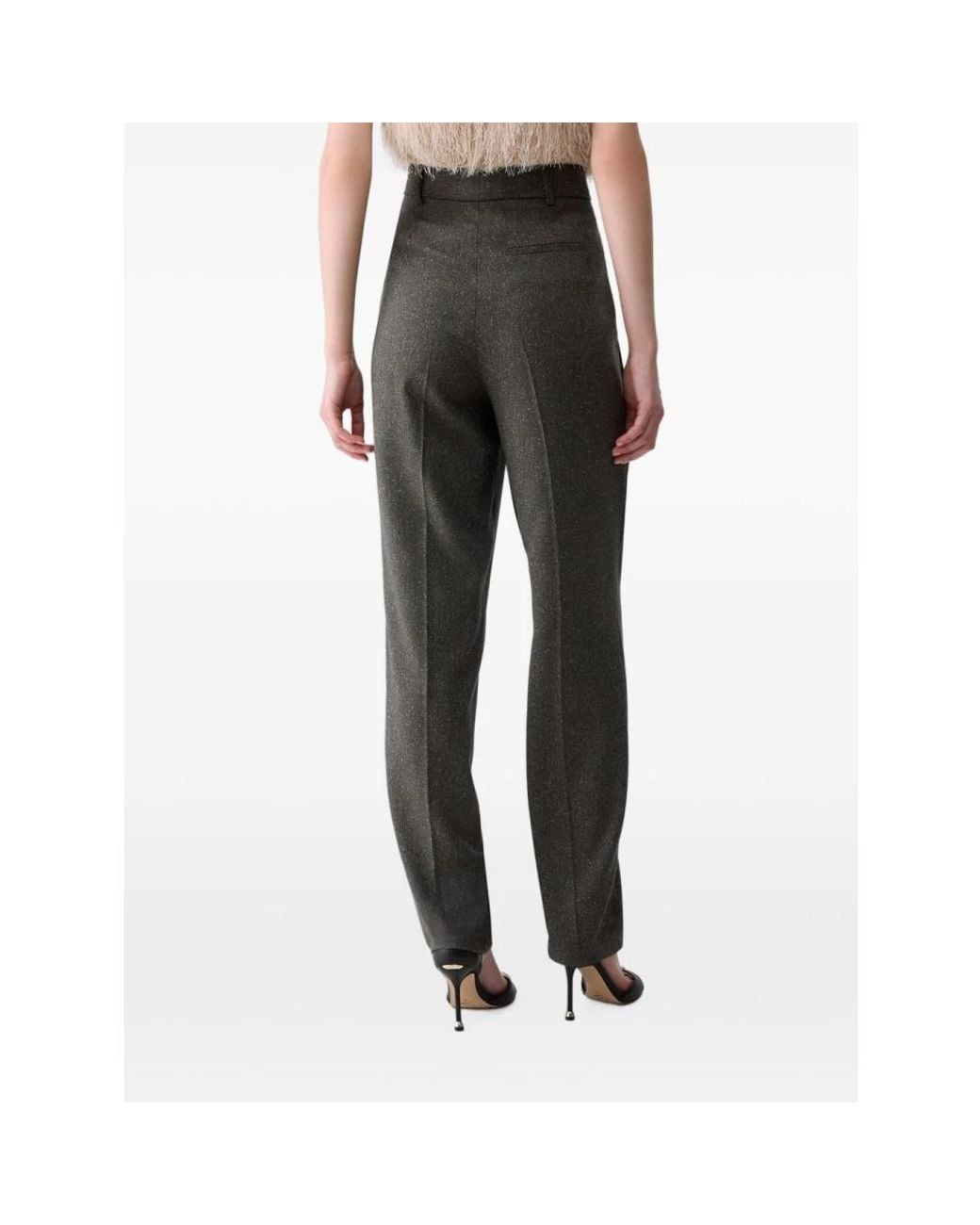 Liu Jo Black Straight Trousers