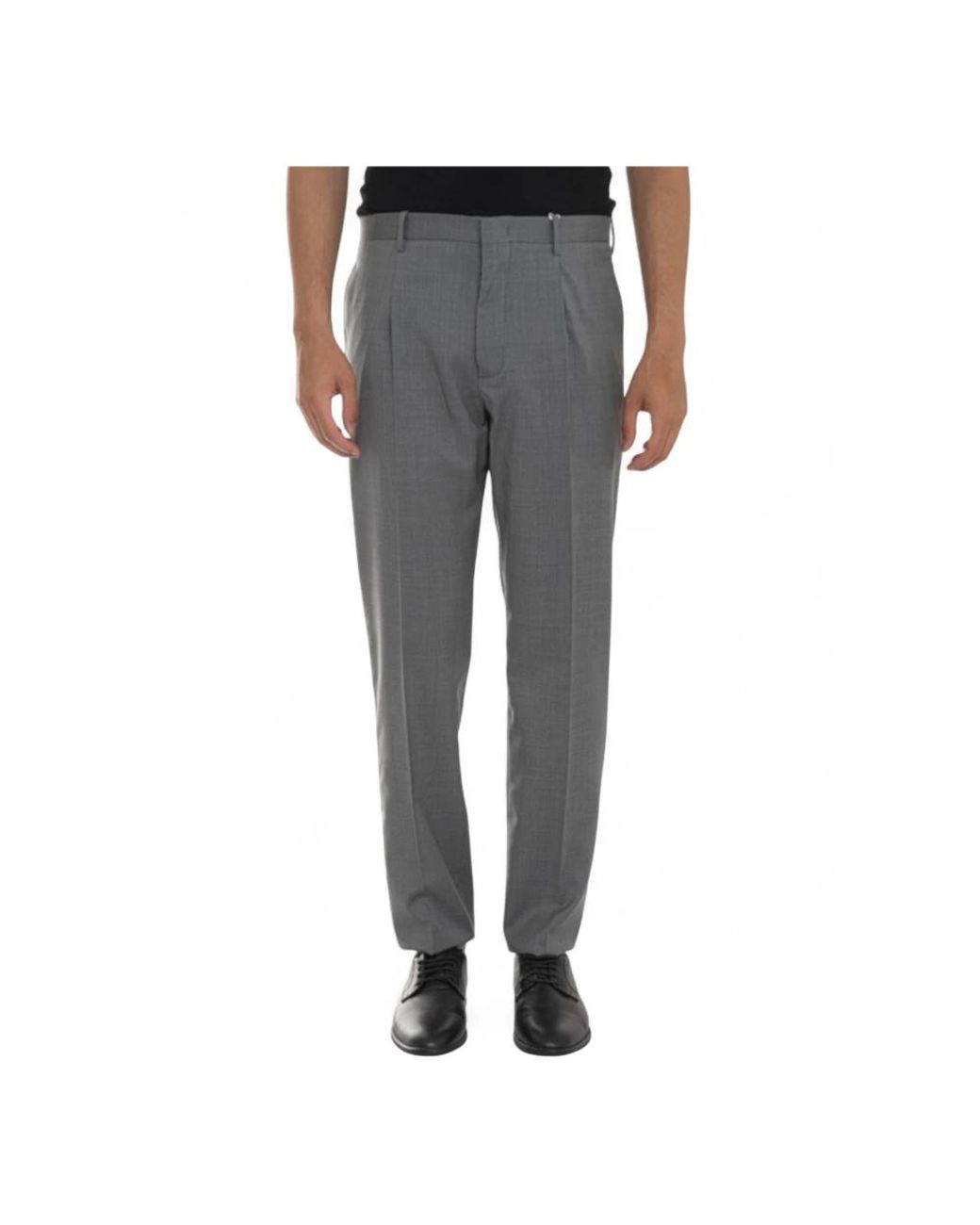 hindustrie Gray Suit Trousers for men