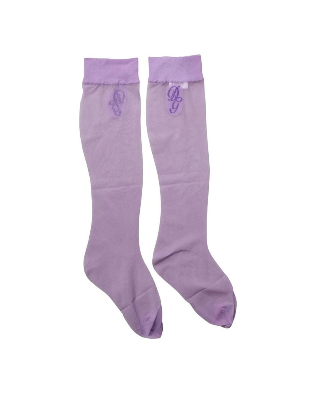 Dolce & Gabbana Purple Socks