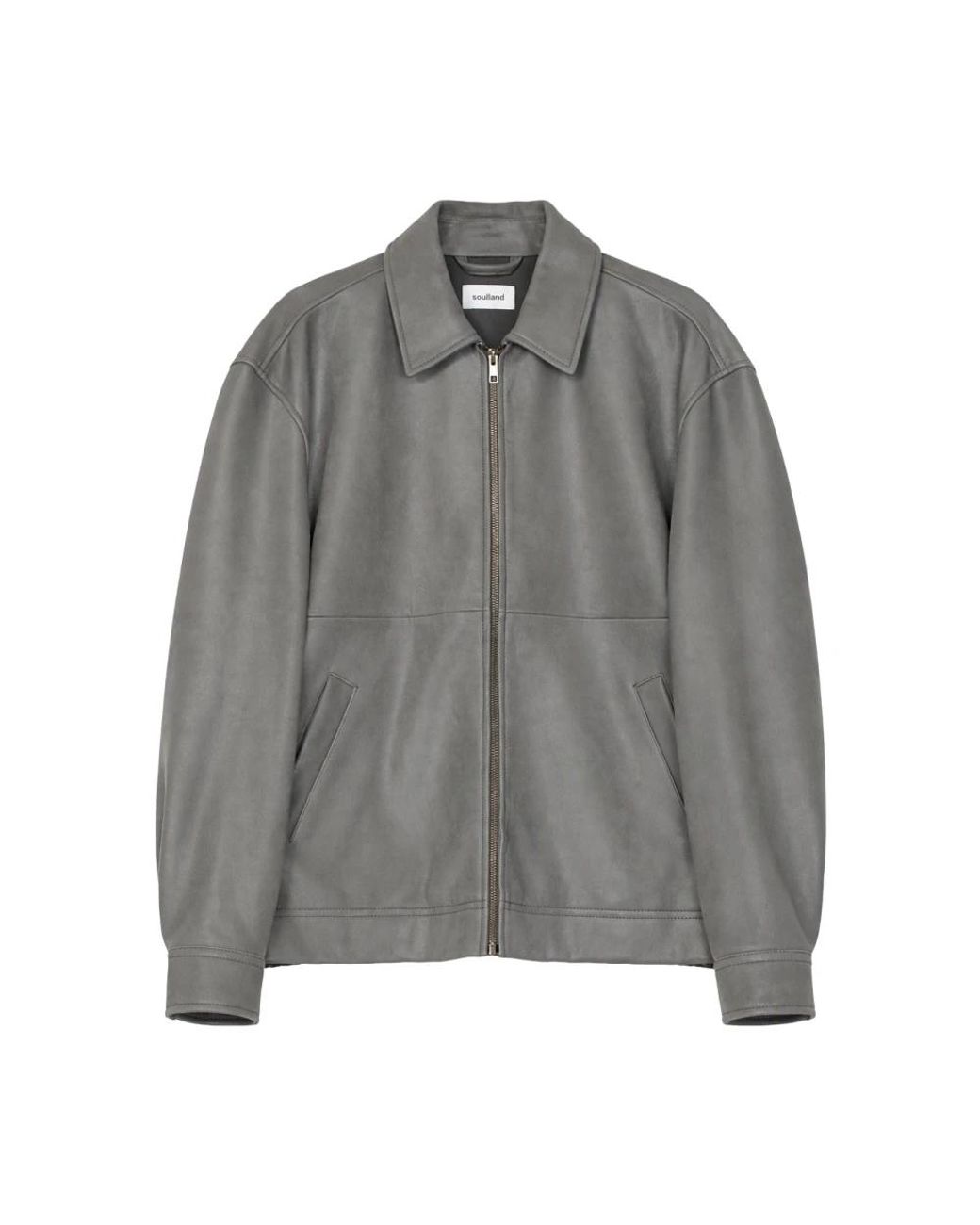 Soulland Murphy Jacket in het Gray voor heren