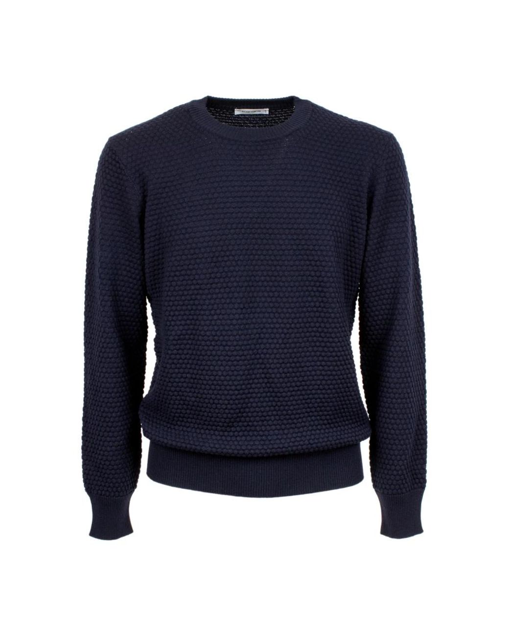 Kangra Blue Round-Neck Knitwear for men