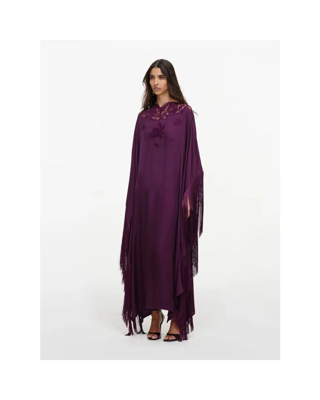Self-Portrait Purple Gowns