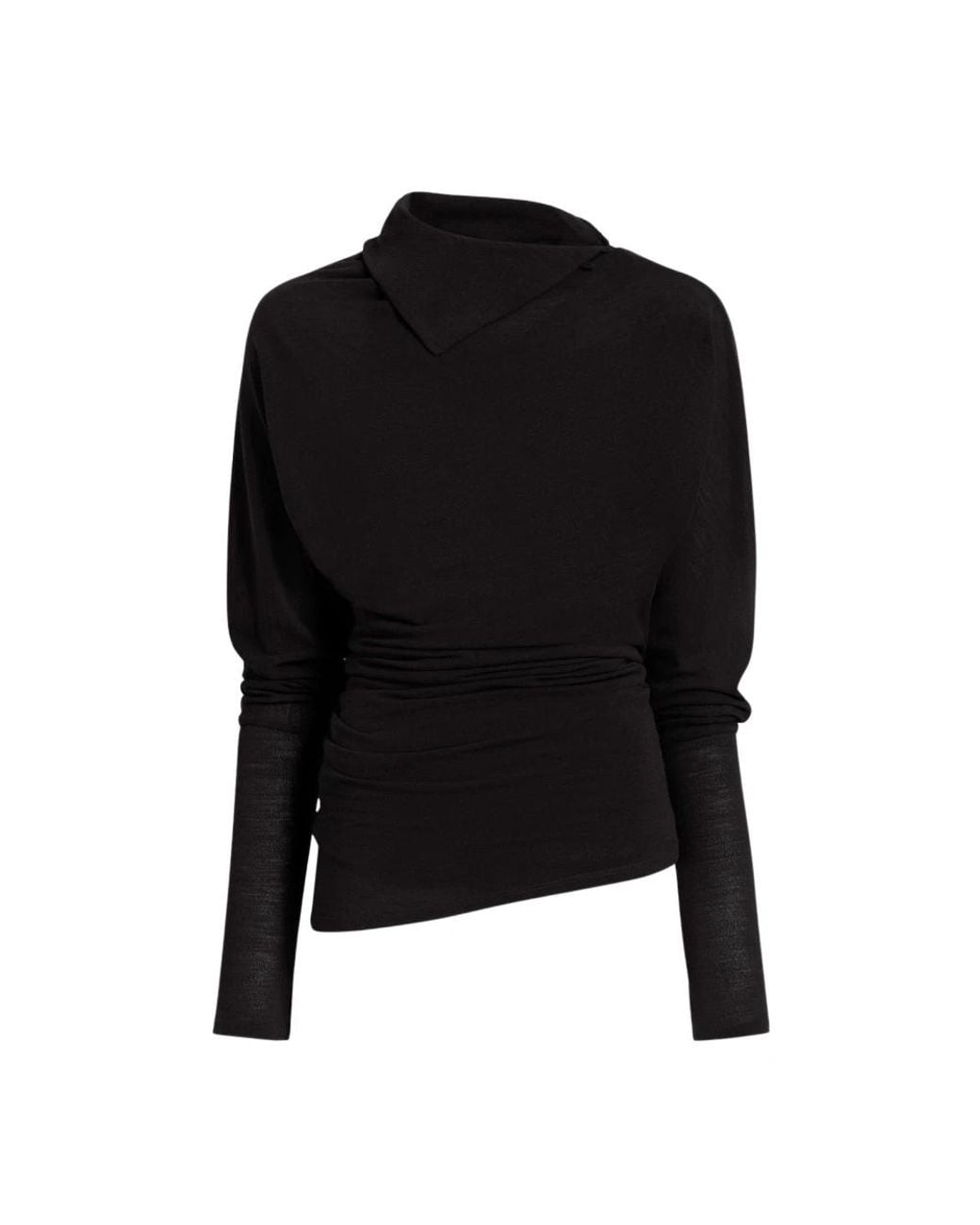 Proenza Schouler Black Long Sleeve T-Shirts