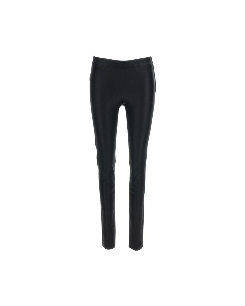 Arma Black Leather Trousers