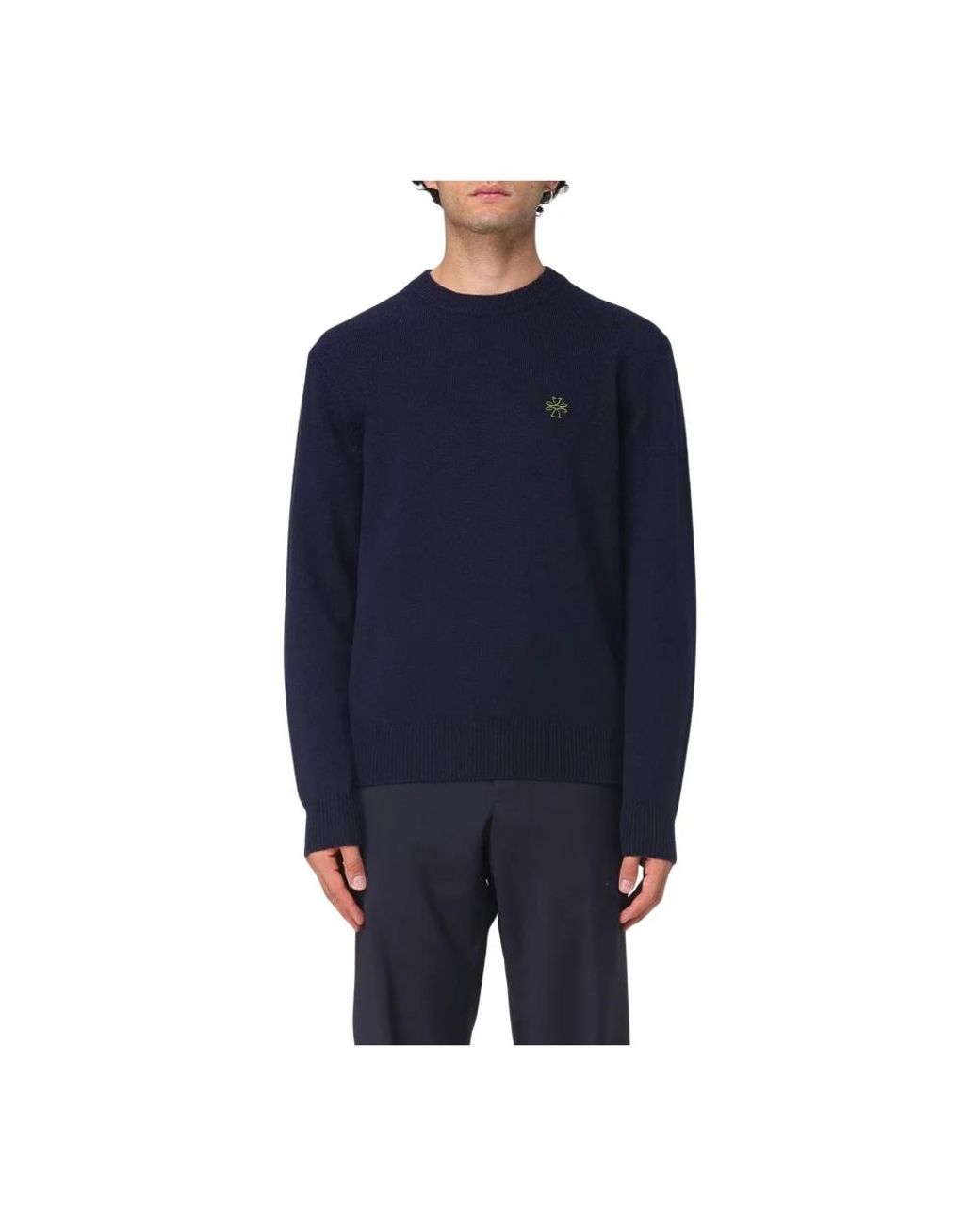 Jacob Cohen Blue Round-Neck Knitwear for men
