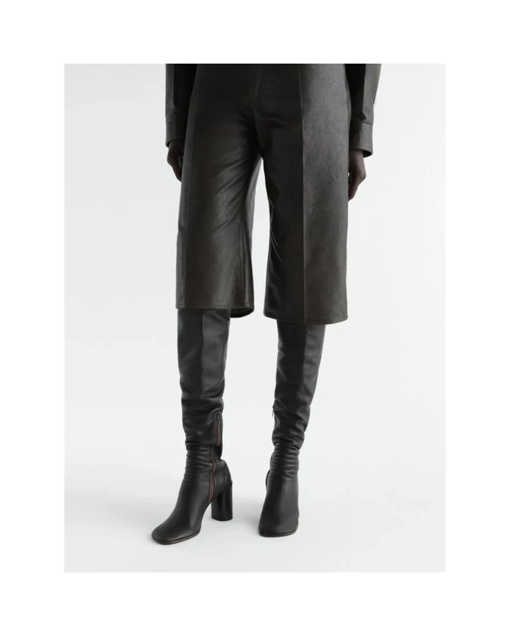 Lemaire Black Over-The-Knee Boots