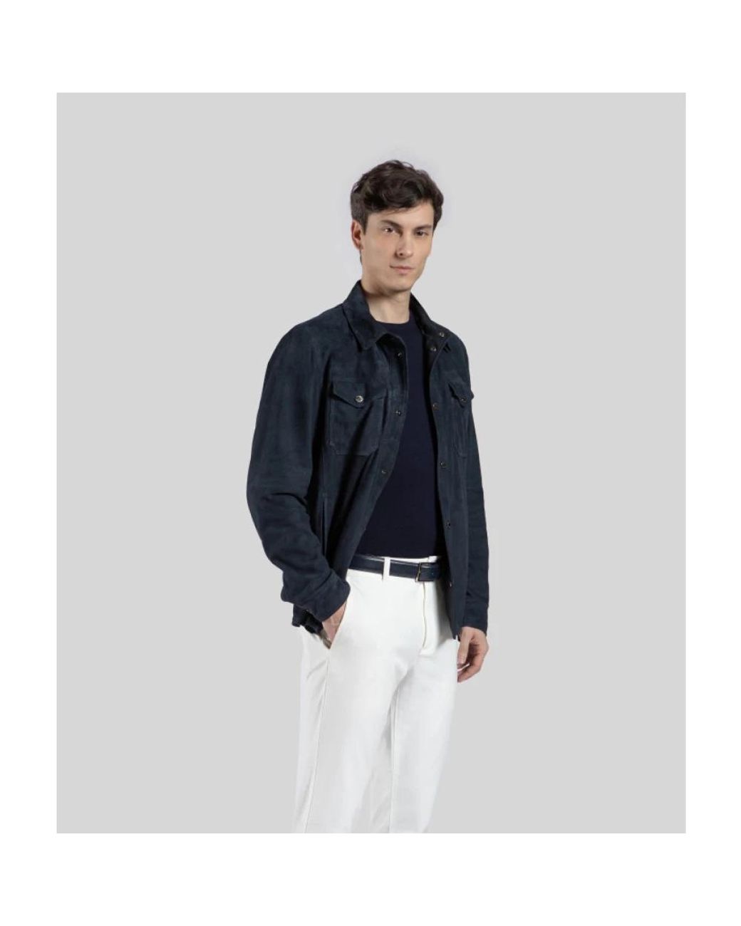 Leather Jackets Gimo's pour homme en coloris Blue