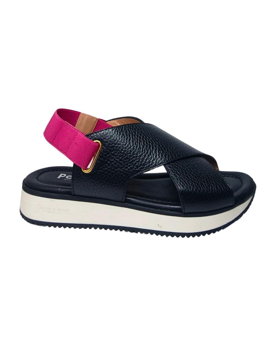 Pollini Blue Sandali Pelle