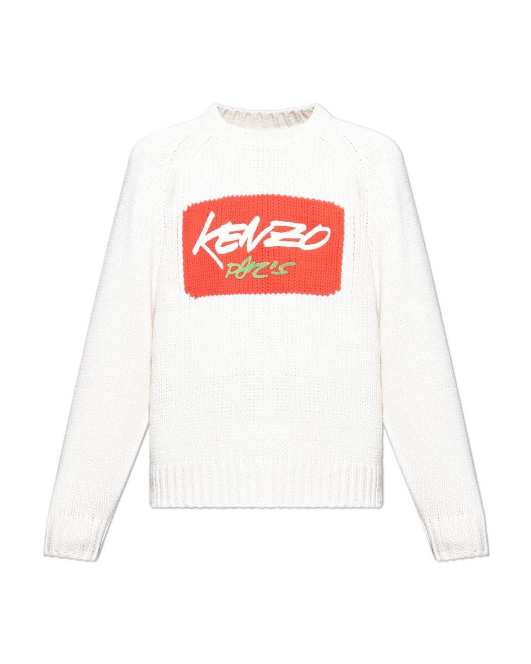 KENZO Wollen Trui in het White voor heren