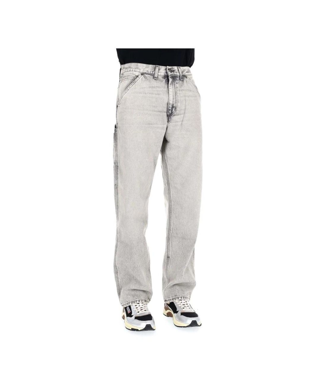 Haikure Gray Straight Fit Jeans for men