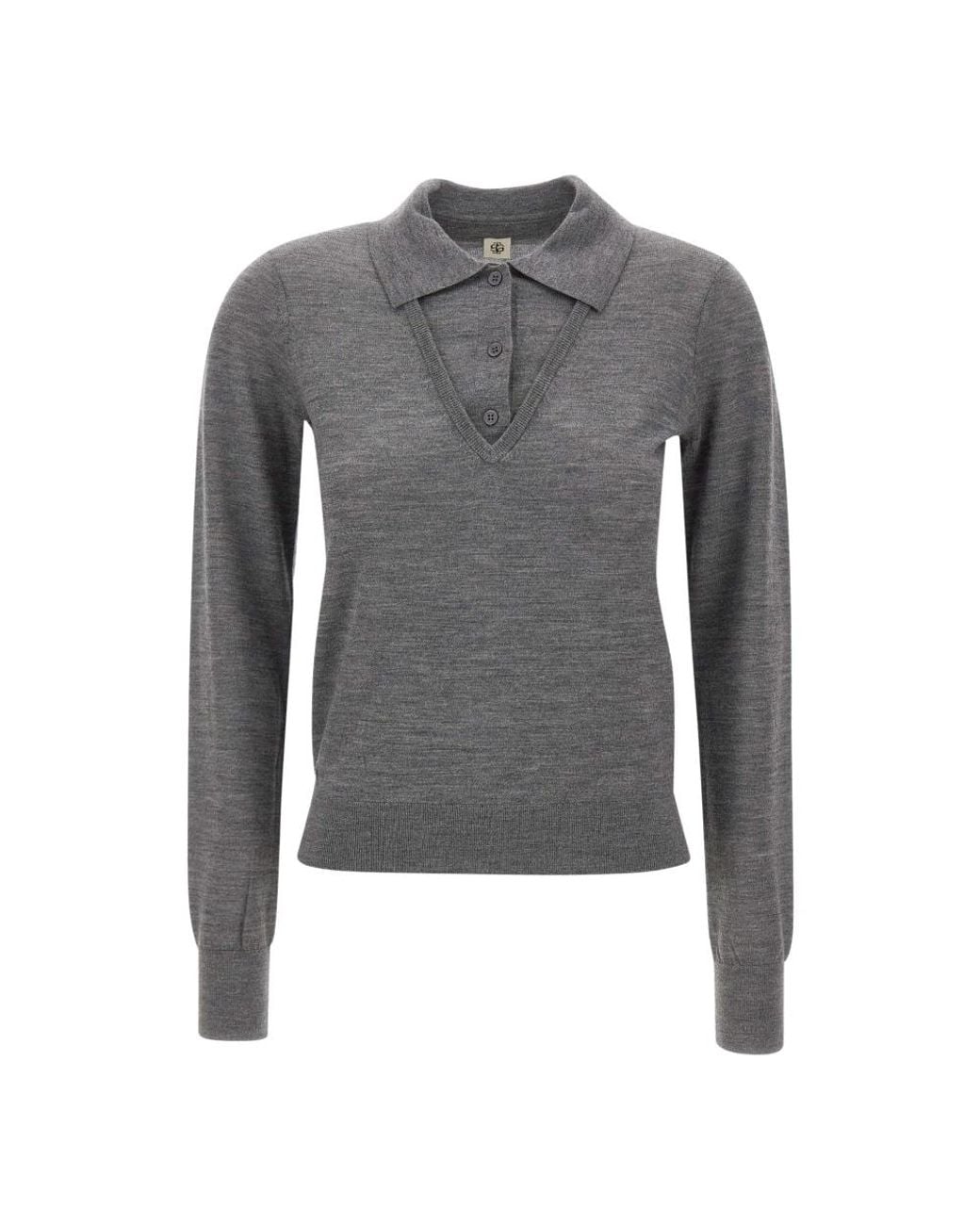 THE GARMENT Gray V-Neck Knitwear