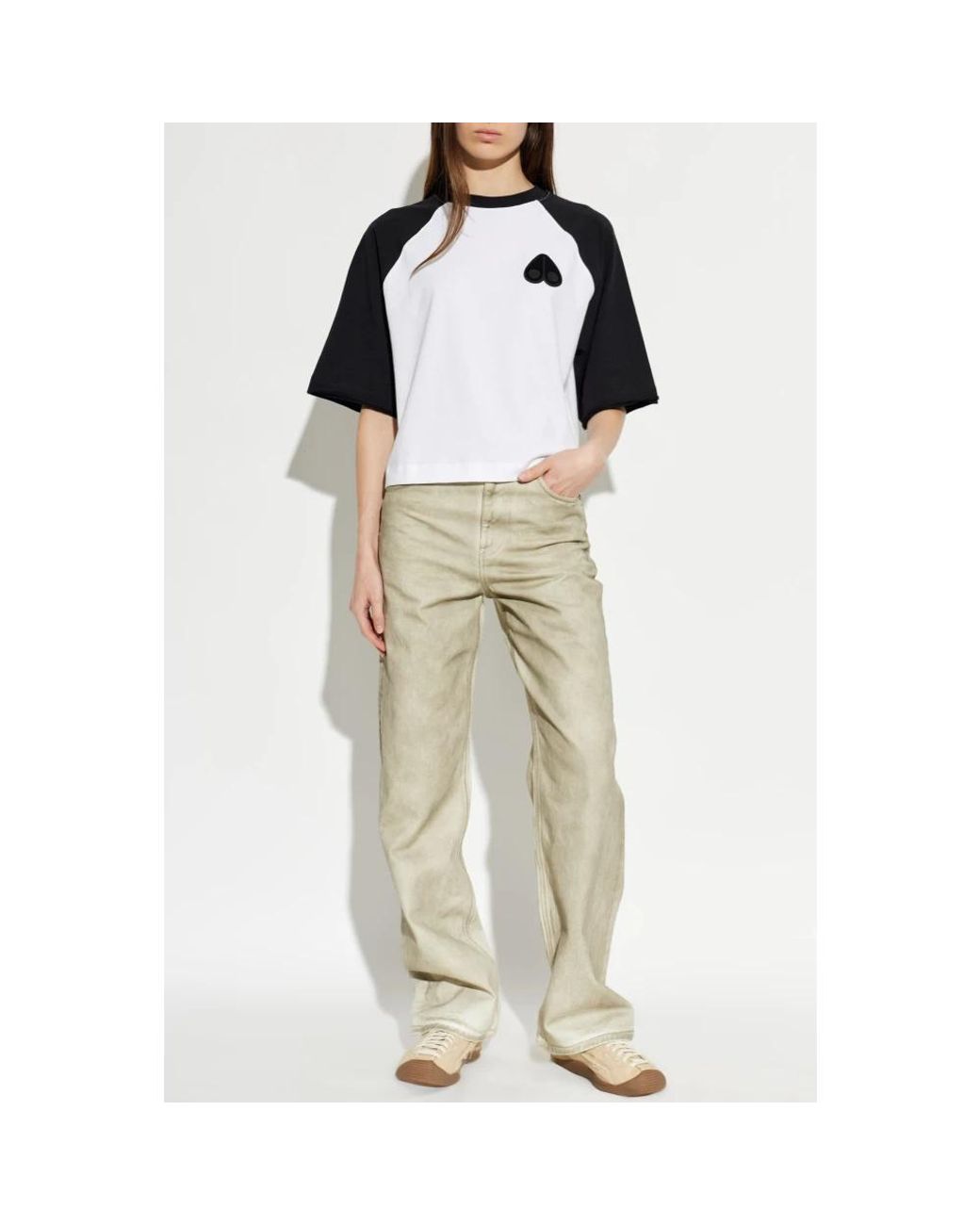 T-Shirts Moose Knuckles de color Black