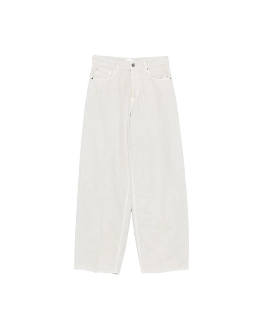 Haikure White Loose Fit Jeans