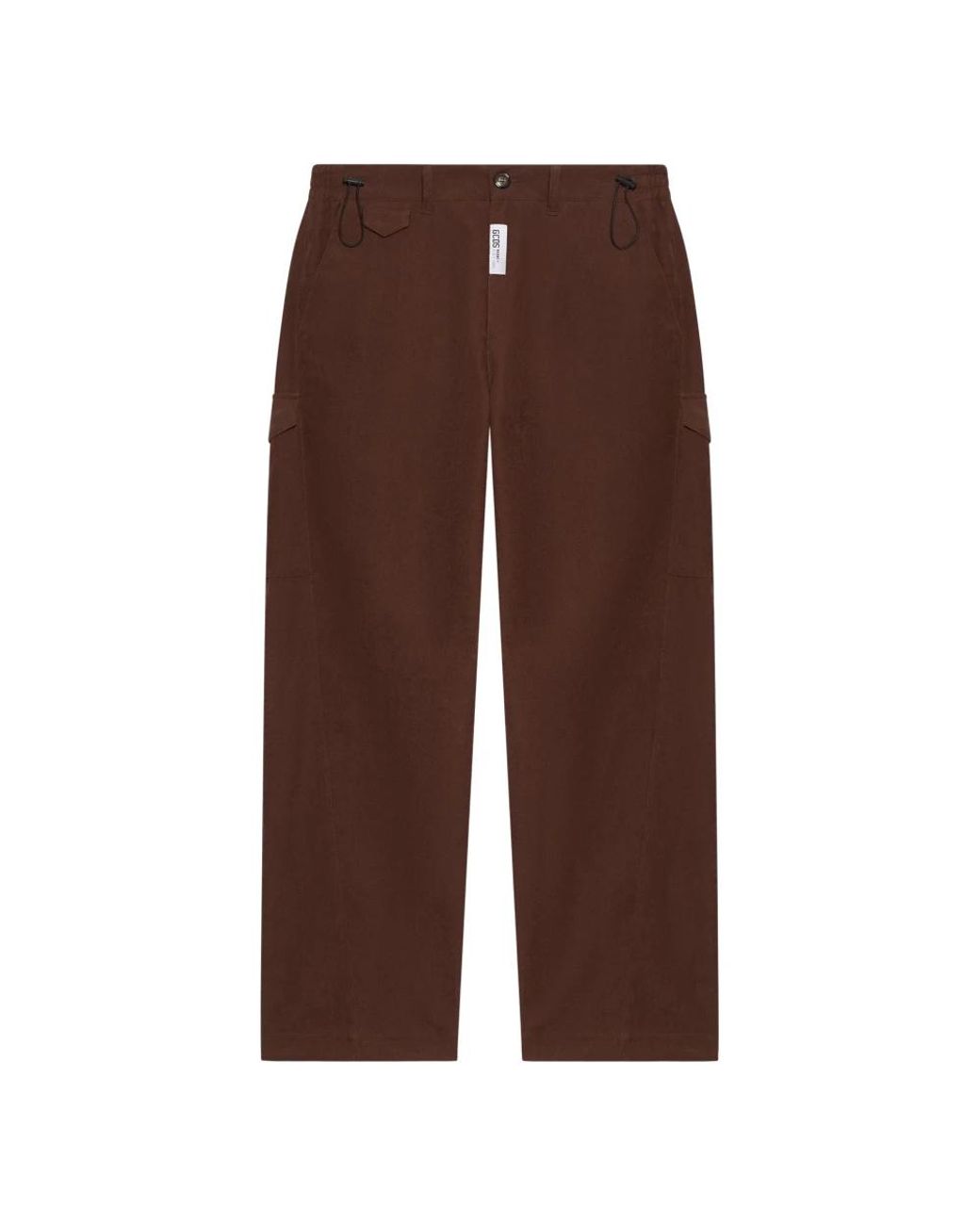 Gcds Brown Straight Trousers for men