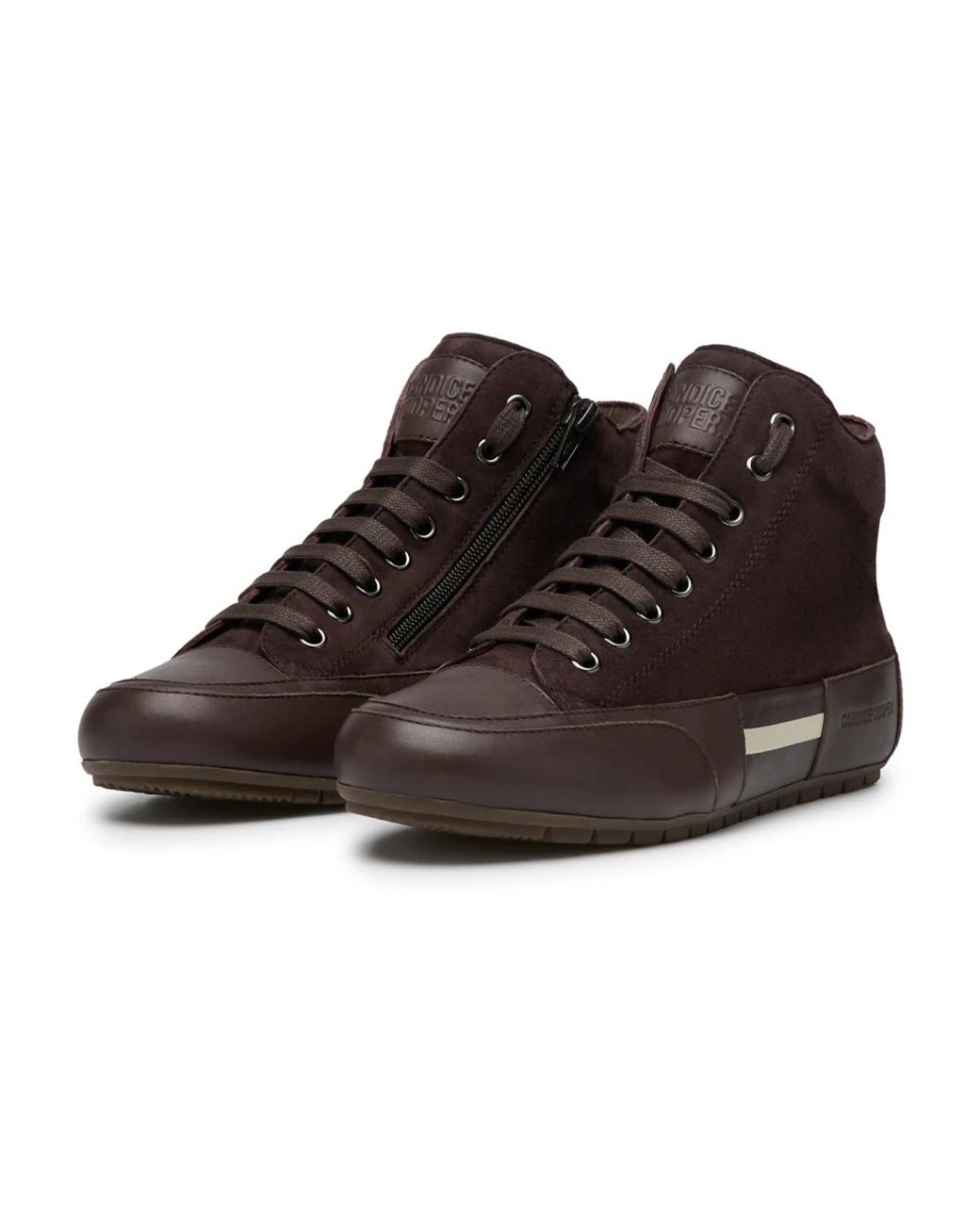 Candice Cooper Brown Plus Ankle Sneakers