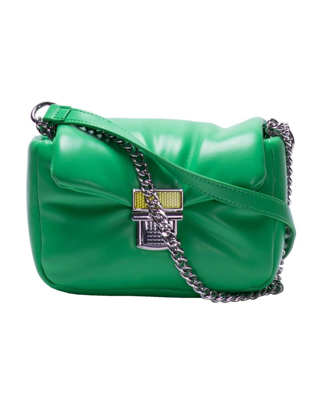 MSGM Green Cross Body Bags