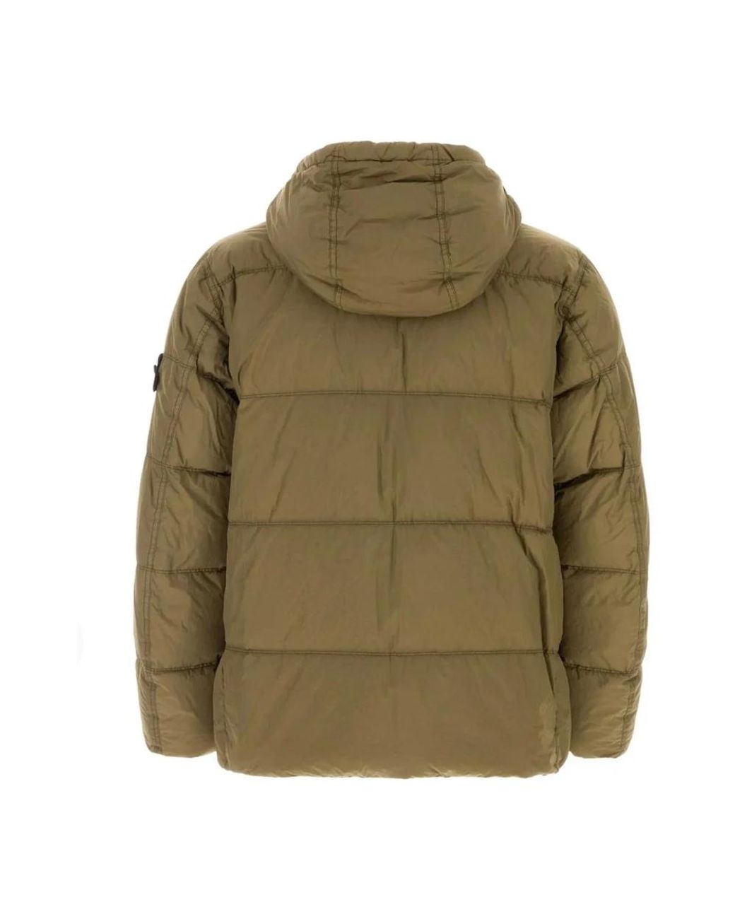 Stone Island Green Winter Jackets for men