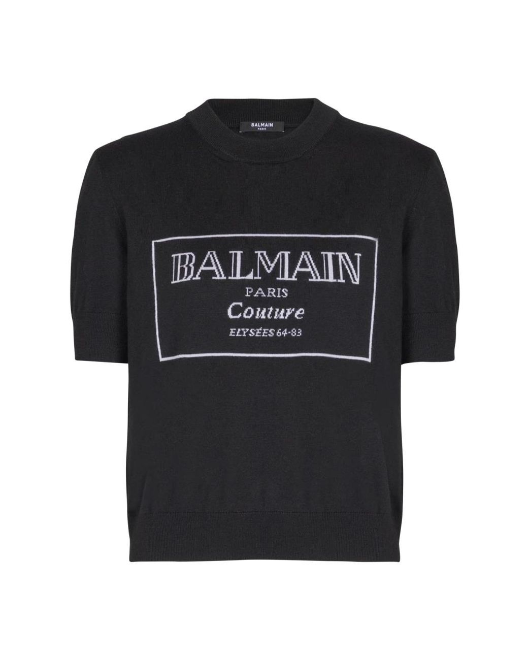 Balmain Black T-Shirts