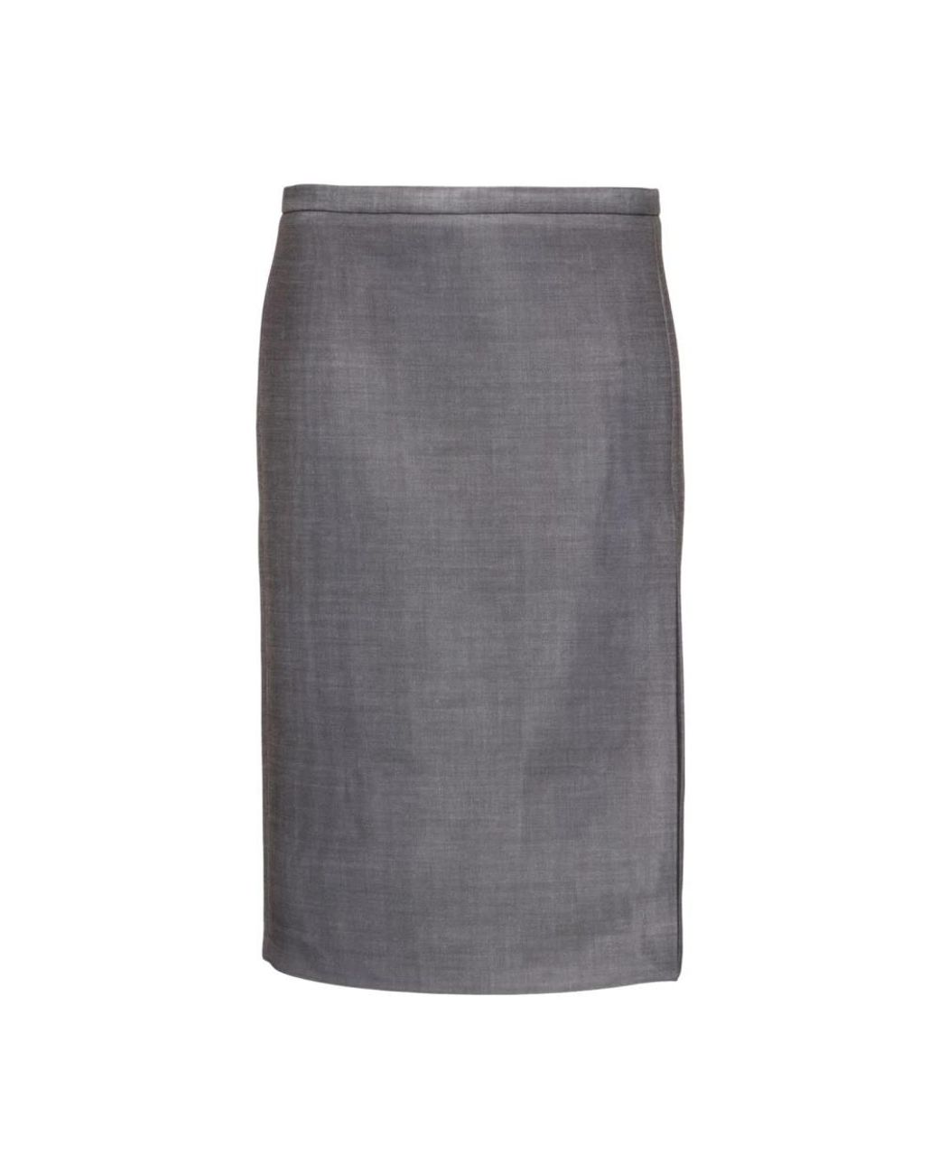 Philosophy Di Lorenzo Serafini Gray Midi Skirts