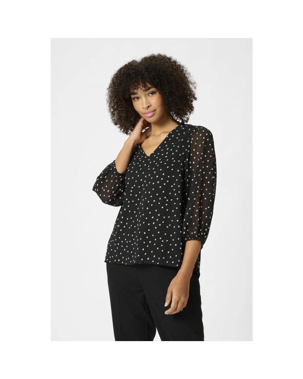 Blouses Kaffe en coloris Black