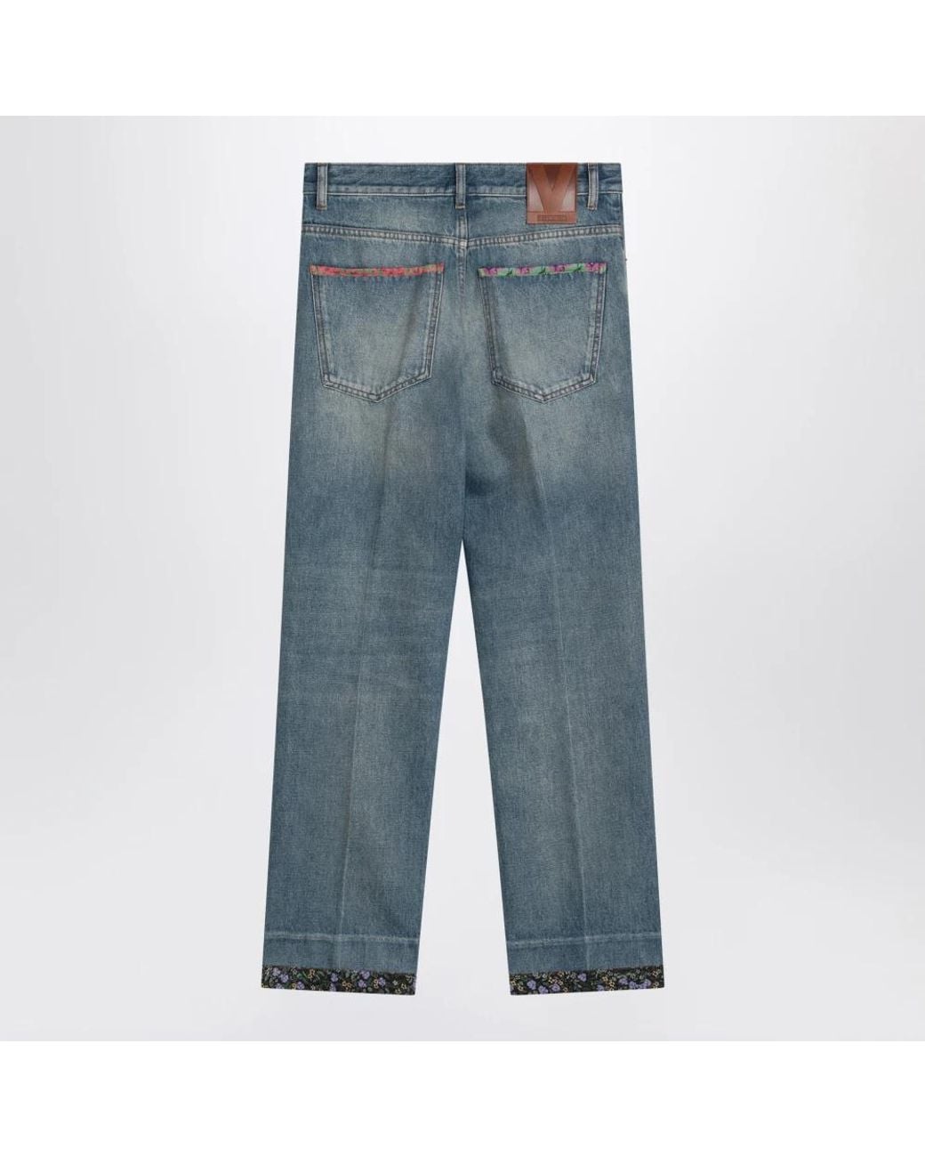 Valentino Garavani Blue Straight Jeans