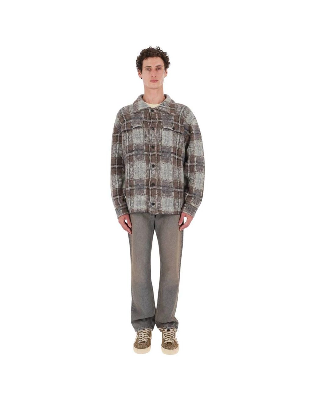 Roberto Collina Gray Light Jackets for men