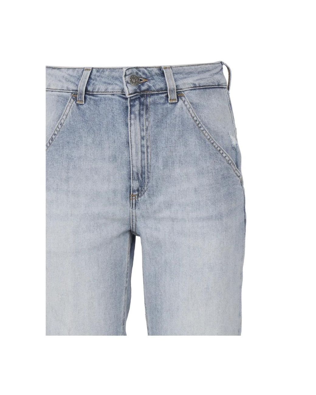 Straight Jeans Dondup de color Blue