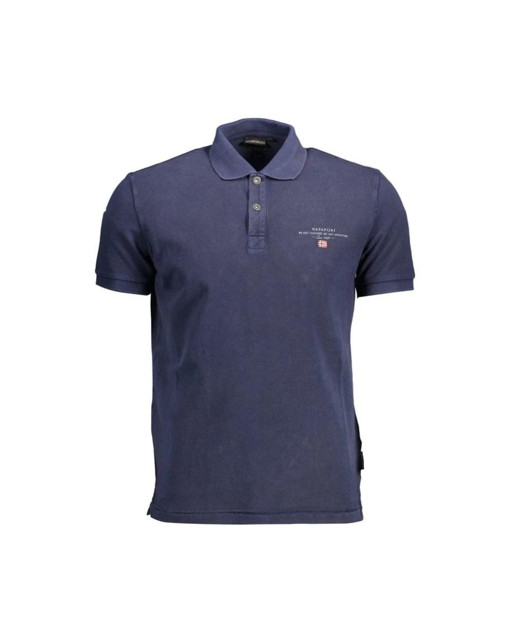 Napapijri Blue Polo Shirts for men