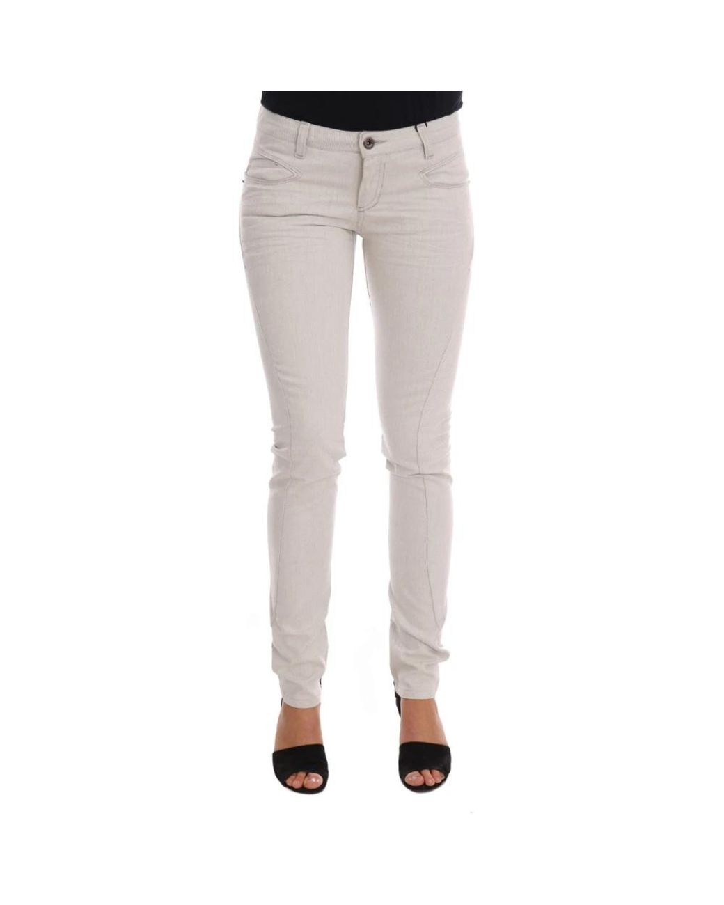 CoSTUME NATIONAL Gray Slim Fit Jeans