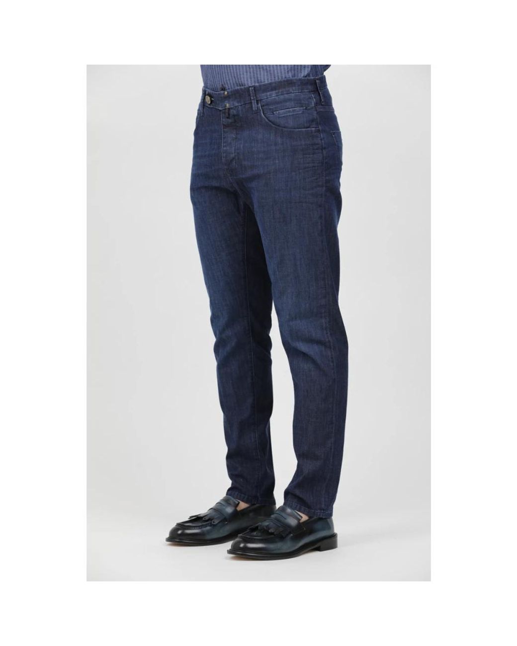 Incotex Blue Slim Fit Jeans for men