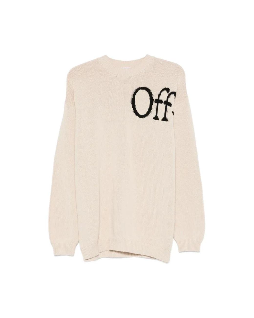 Off-White c/o Virgil Abloh White Round-Neck Knitwear for men