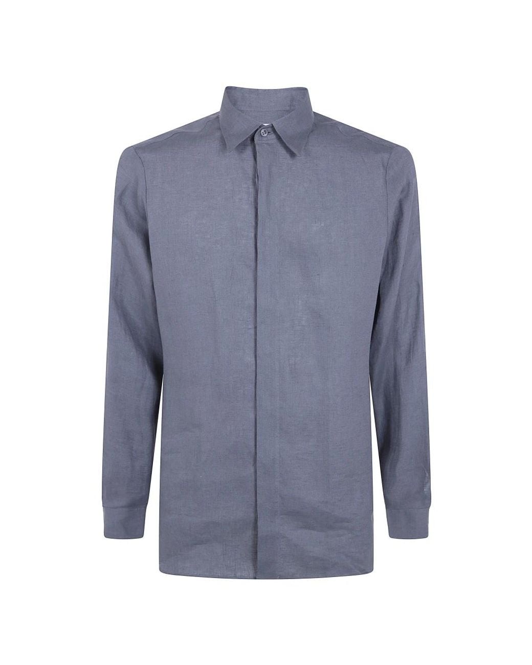 Lardini Blue Casual Shirts for men