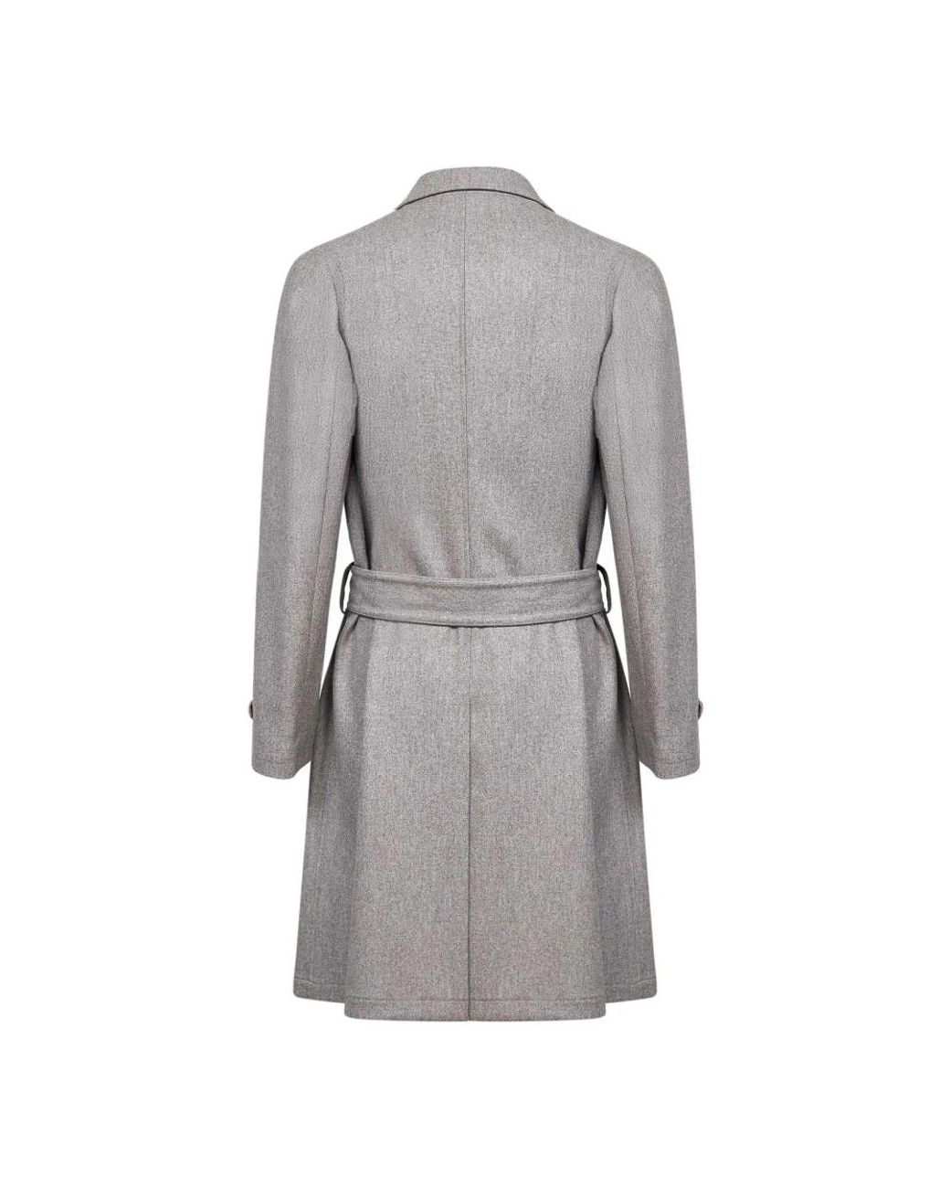 D4.0 Gray Belted Coats for men
