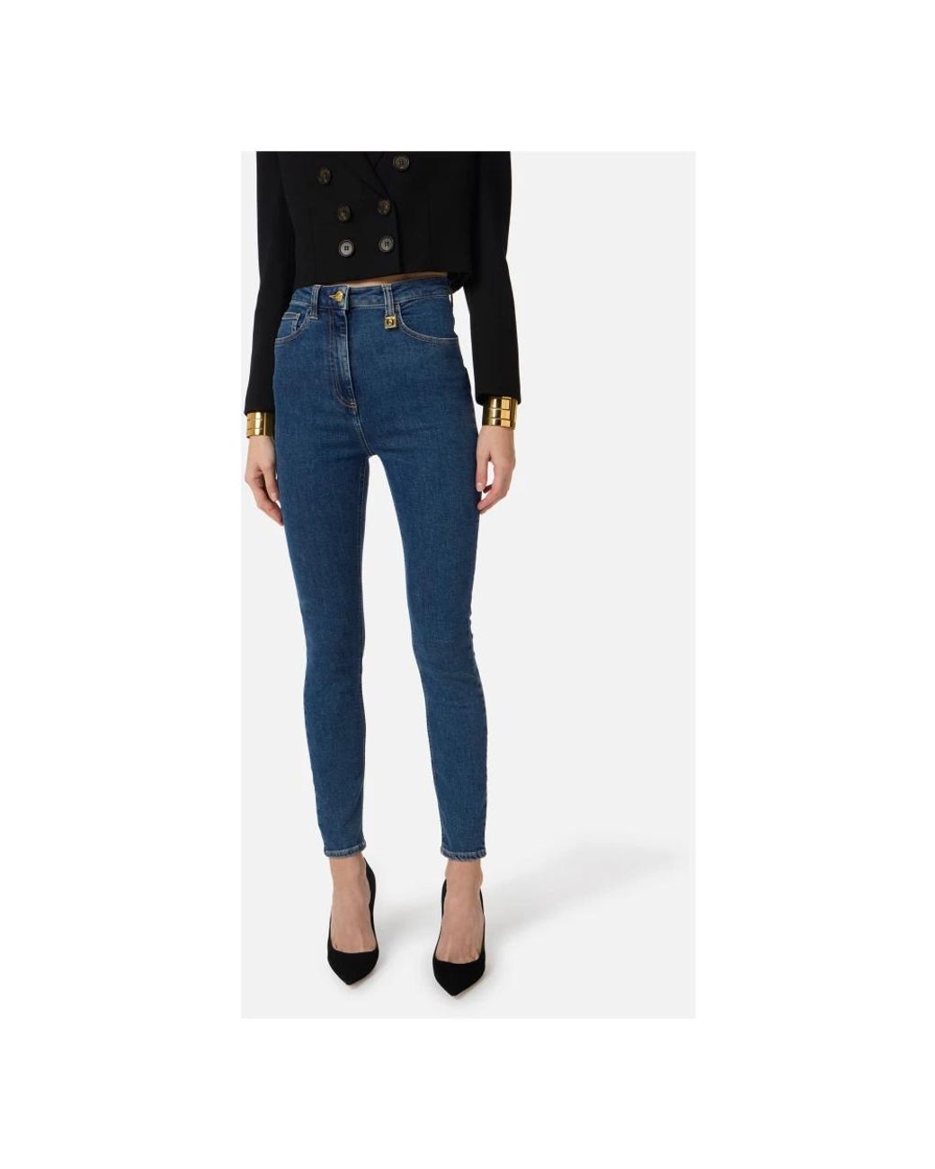 Elisabetta Franchi Blue Skinny Jeans