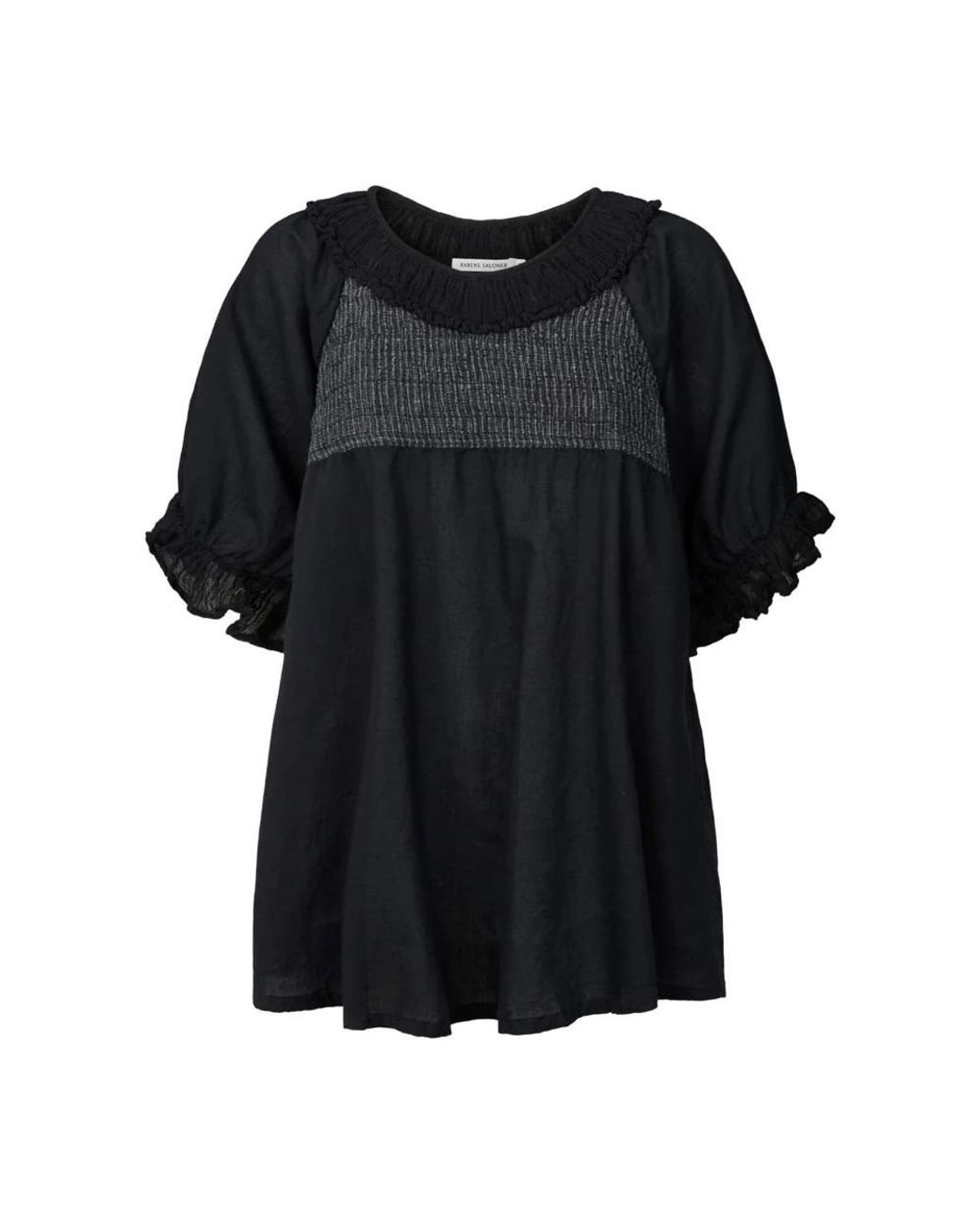 Rabens Saloner Black Blouses