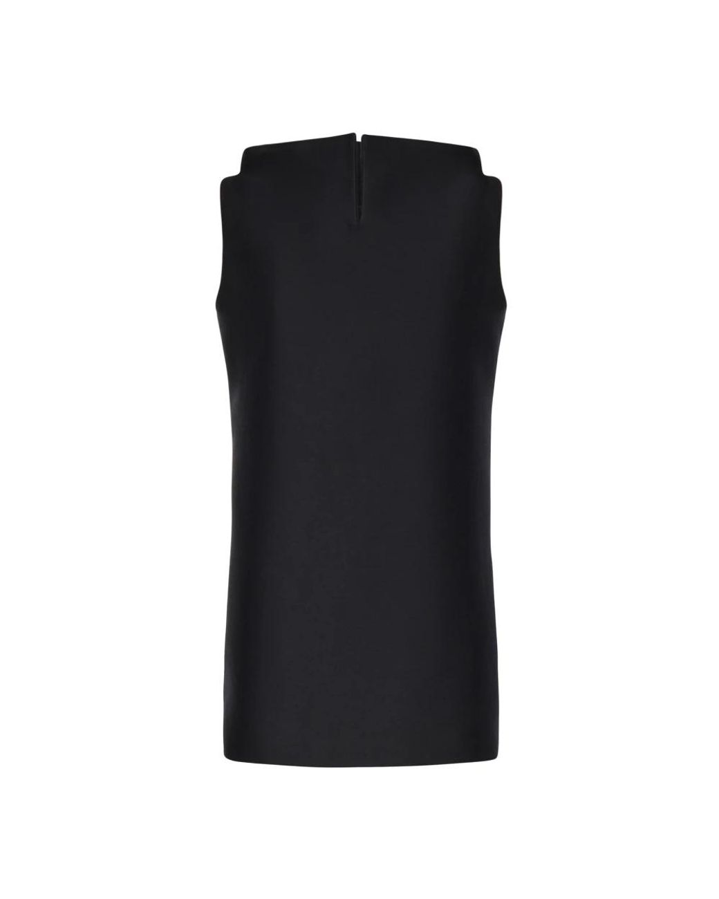 Balenciaga Black Sleeveless Tops