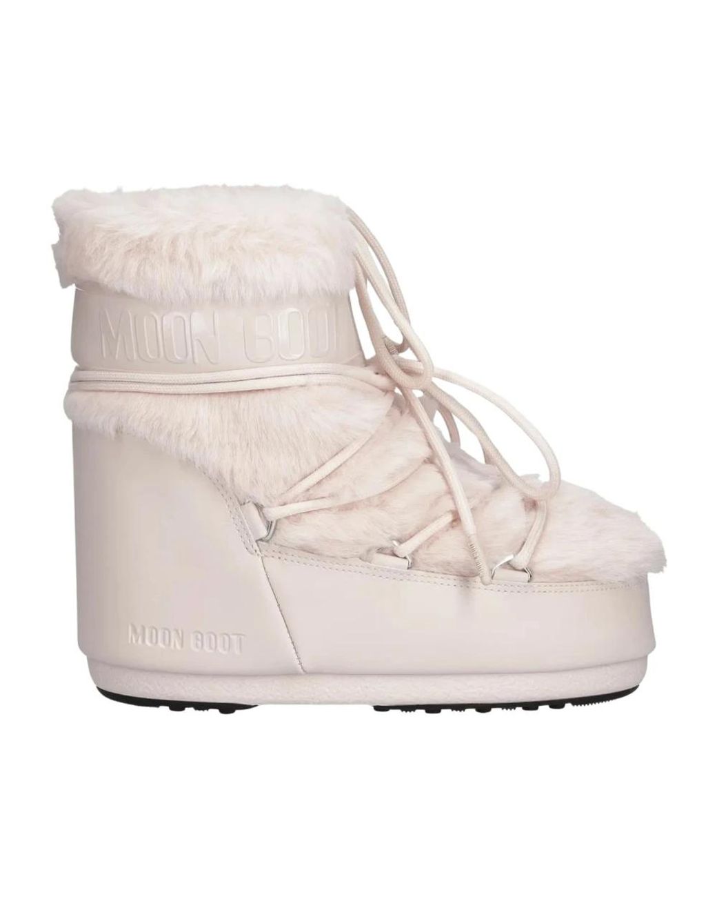 Moon Boot Natural Mb Icon Low Faux Fur