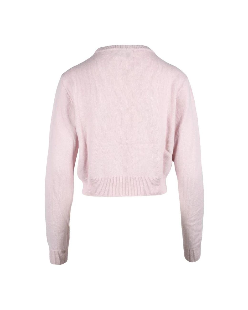 Chiara Ferragni Pink Round-Neck Knitwear