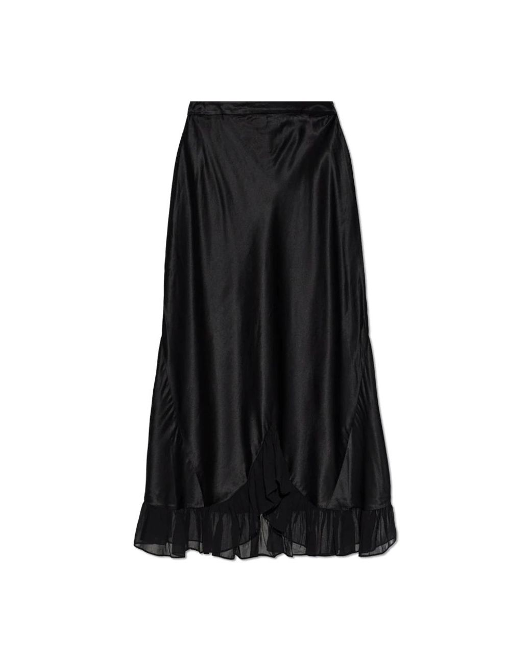 AllSaints Irma Midi Rok in het Black