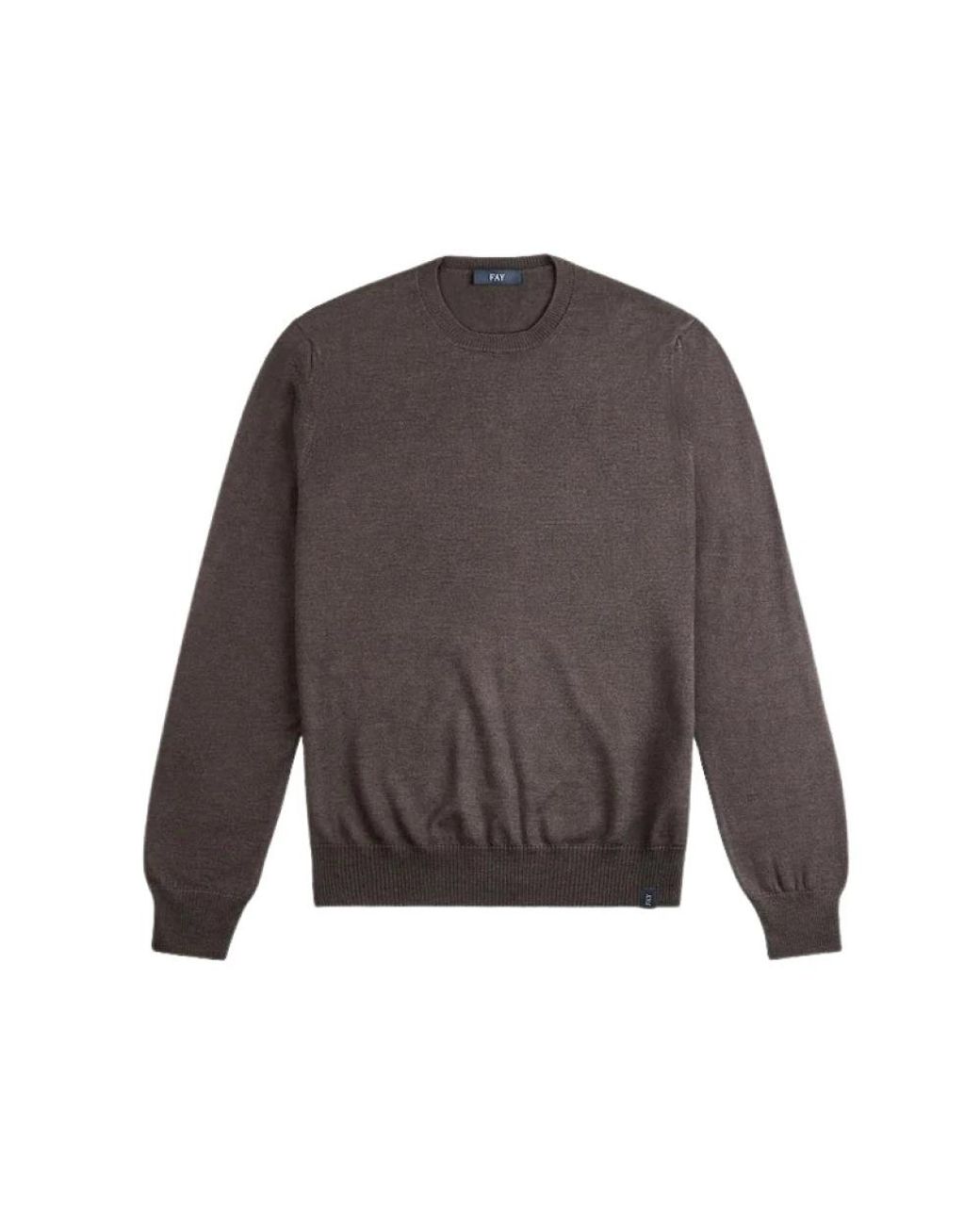 Fay Gray Round-Neck Knitwear for men