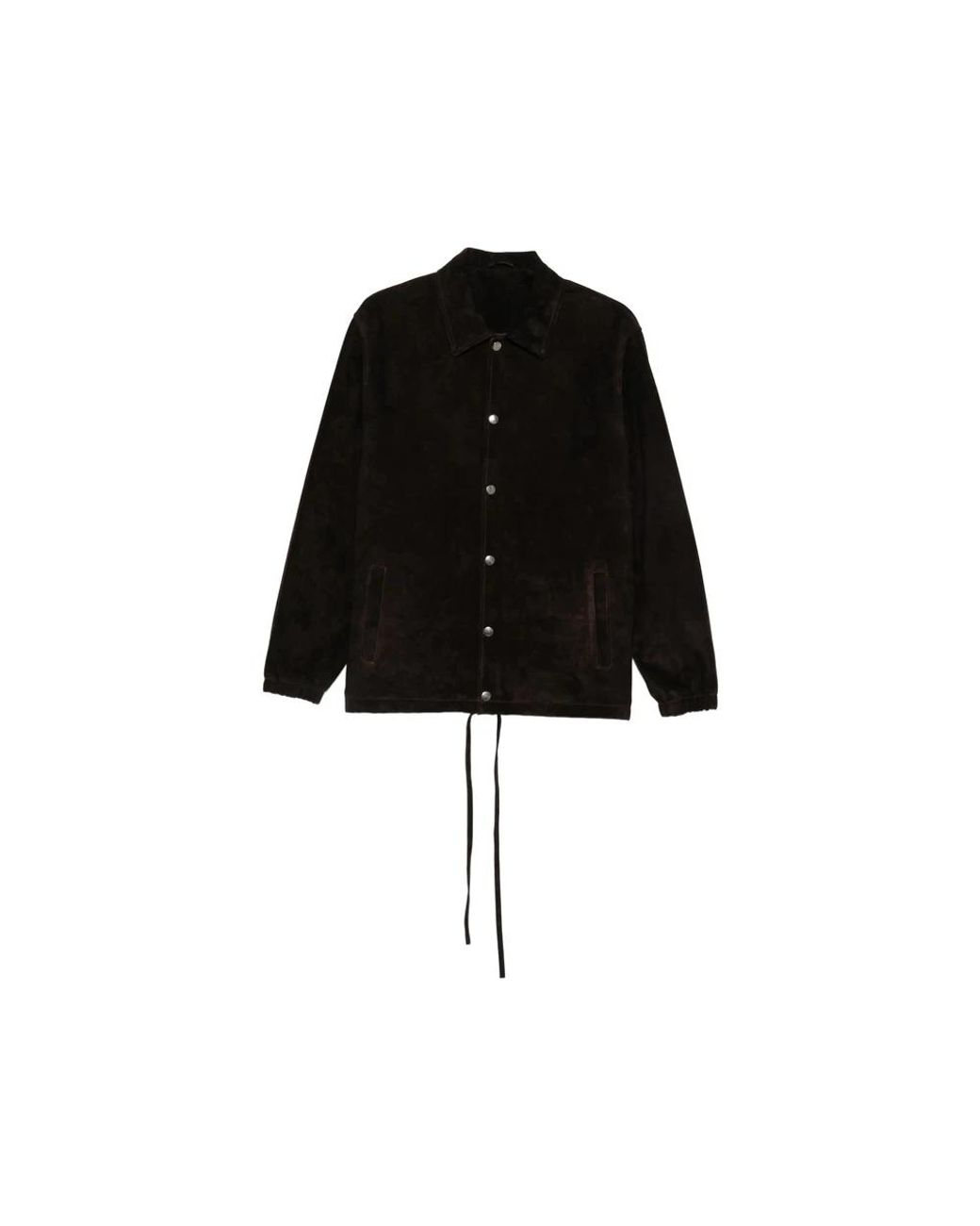 Giorgio Brato Black Leather Jackets for men