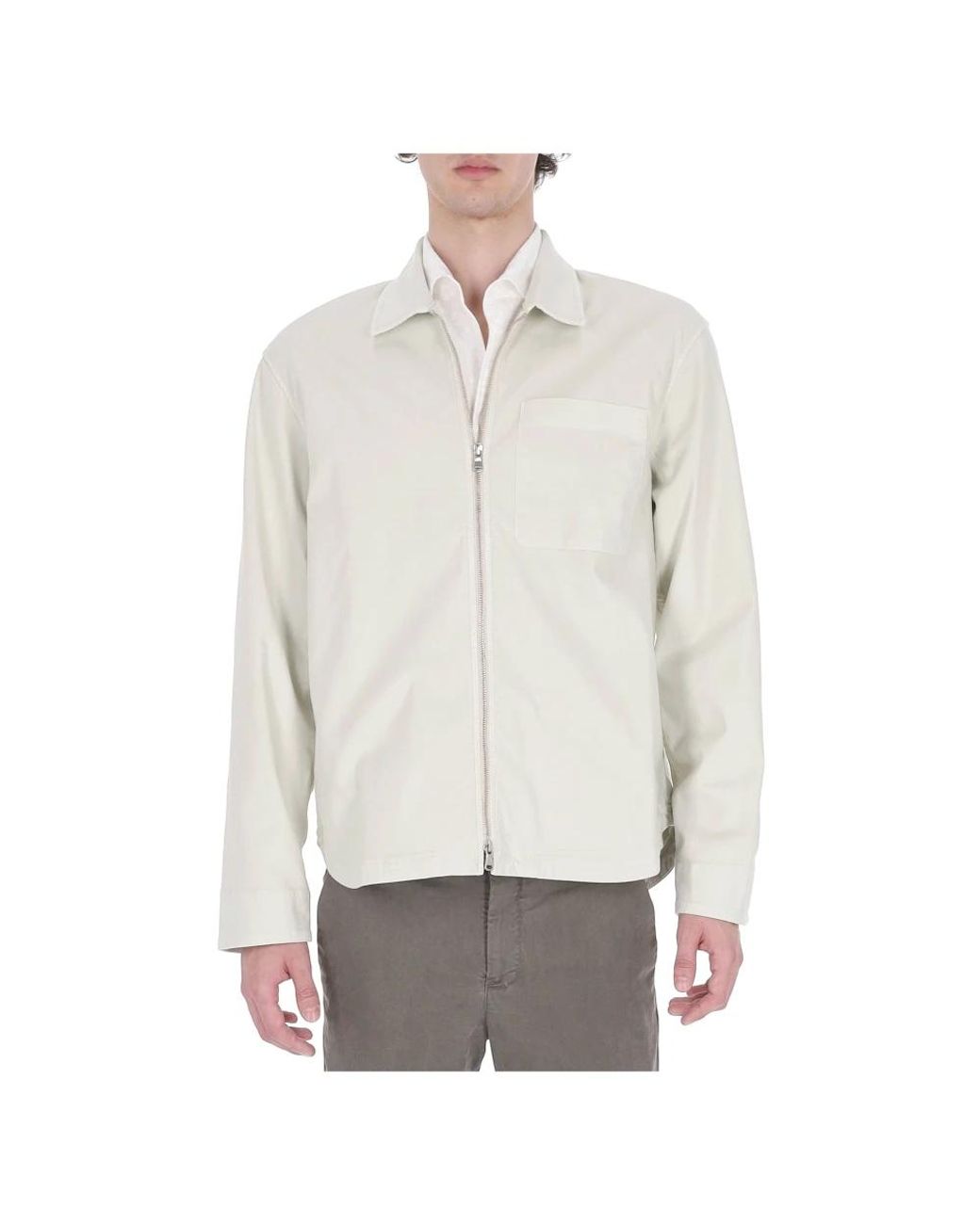Officine Generale White Light Jackets for men