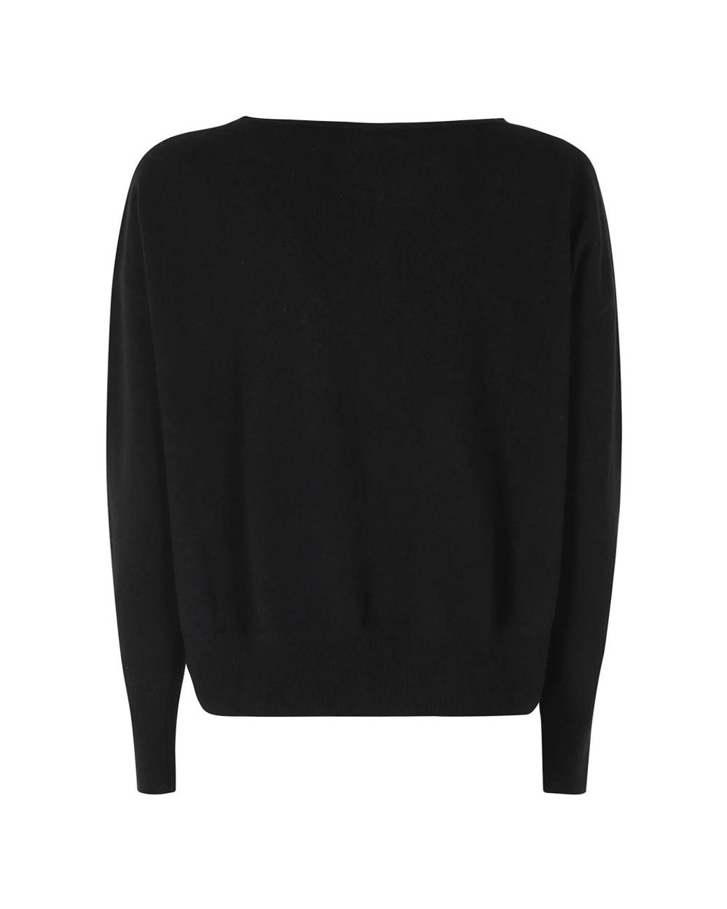 Roberto Collina Black V-Neck Knitwear